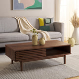 Safavieh Aricia 2 Door Coffee Table Walnut COF9605A