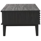 Safavieh Aricia 2 Door Coffee Table Black 46.9" x 22.8" x 16.1"