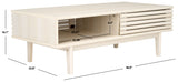 Safavieh Aricia 2 Door Coffee Table White 46.9" x 22.8" x 16.1"