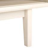 Safavieh Aricia 2 Door Coffee Table White 46.9" x 22.8" x 16.1"