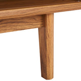 Safavieh Aricia 2 Door Coffee Table Oak 46.9" x 22.8" x 16.1"