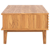 Safavieh Aricia 2 Door Coffee Table Oak 46.9" x 22.8" x 16.1"