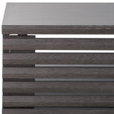 Safavieh Aricia 2 Door Coffee Table Distressed Black 46.9" x 22.8" x 16.1"