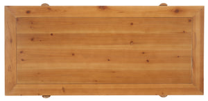 Safavieh Truman Rectangle Coffee Table – Rustic-Chic Design With Durable Fir Wood & Industrial Style Finish COF9700A
