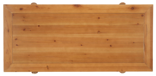 Safavieh Truman Rectangle Coffee Table – Rustic-Chic Design With Durable Fir Wood & Industrial Style Finish COF9700A