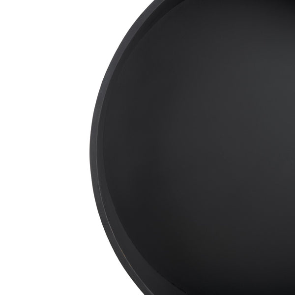 Safavieh Rafaela Round Tray Top Coffee Table With Storage Black Mdf COF9704A