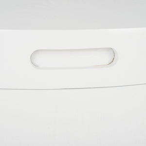 Safavieh Rafaela Round Tray Top Coffee Table With Storage White Mdf COF9704B