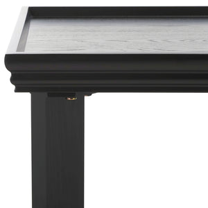 Safavieh Naios Coffee Table – Modern Minimalist Accent Table With Sculptural Design For Contemporary Spaces Black COF9705A