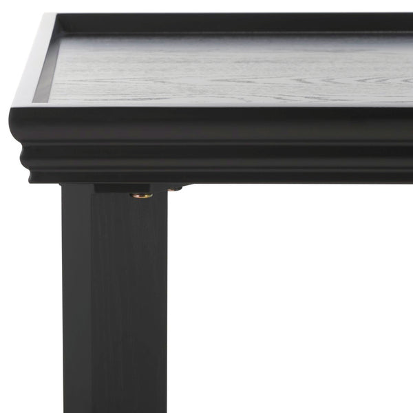 Safavieh Naios Coffee Table – Modern Minimalist Accent Table With Sculptural Design For Contemporary Spaces Black COF9705A