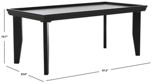 Safavieh Naios Coffee Table – Modern Minimalist Accent Table With Sculptural Design For Contemporary Spaces Black COF9705A