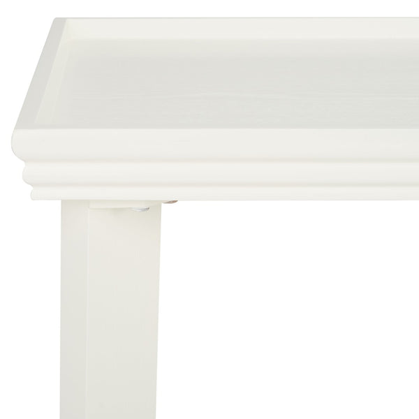 Safavieh Naios Coffee Table – Modern Minimalist Accent Table With Sculptural Design For Contemporary Spaces Ivory COF9705B