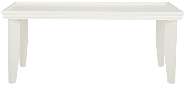 Safavieh Naios Coffee Table – Modern Minimalist Accent Table With Sculptural Design For Contemporary Spaces Ivory COF9705B