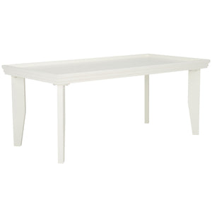 Safavieh Naios Coffee Table – Modern Minimalist Accent Table With Sculptural Design For Contemporary Spaces Ivory COF9705B