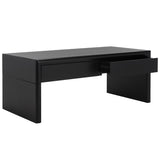 Safavieh Rune Coffee Table W/ Drawers X23 Black COF9707A