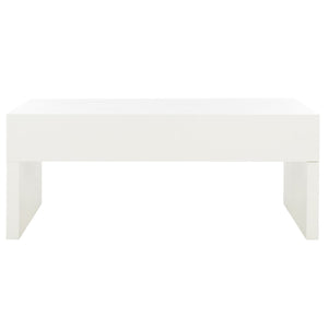 Safavieh Rune Coffee Table W/ Drawers Ivory Pine/Mdf COF9707B