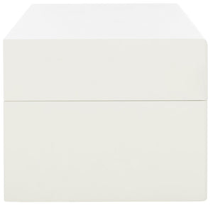 Safavieh Rune Coffee Table W/ Drawers Ivory Pine/Mdf COF9707B