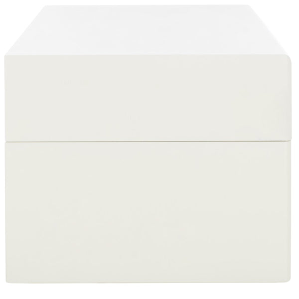 Safavieh Rune Coffee Table W/ Drawers Ivory Pine/Mdf COF9707B