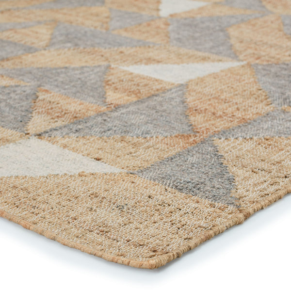 Jaipur Living Jaipur Living Utah Flatweave Jute Wool Rug Reversible Geometric Neutral Indoor Accent 5' x 8' RUG132413