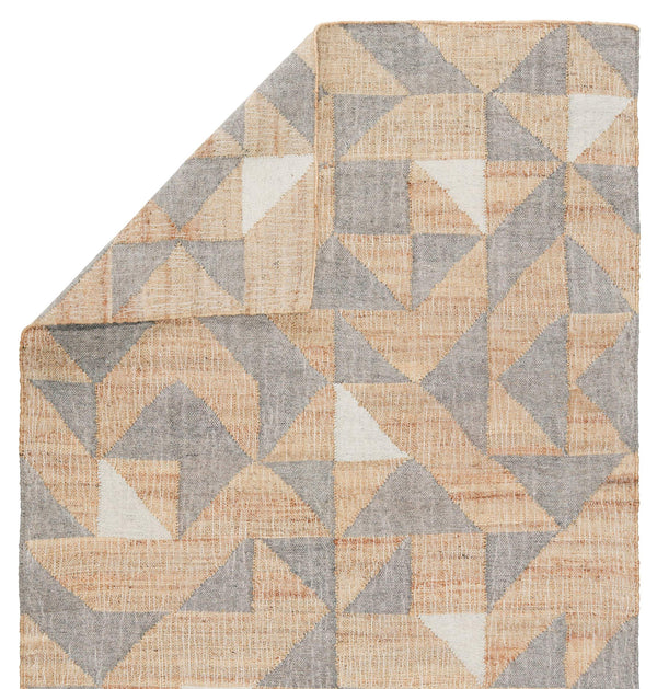 Jaipur Living Jaipur Living Utah Flatweave Jute Wool Rug Reversible Geometric Neutral Indoor Accent 5' x 8' RUG132413