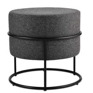 Soho Concept Colombo Stackable Ottoman - Luxurious Camira Wool Fabric, 10-year Guarantee, Stylish & Practical Seating Dark Grey,Black  Soho-concept-dining-chair-13469