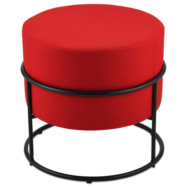 Soho Concept Colombo Ottoman – Stylish Stackable Design In Camira Blazer Wool With 10-year Guarantee, Black Red,Black  Soho-concept-dining-chair-13471