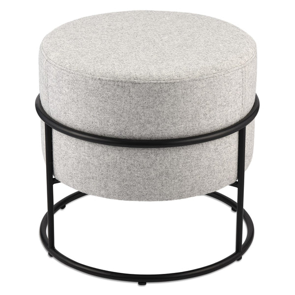 Soho Concept Colombo Stackable Ottoman - Luxurious Camira Wool Fabric, 10-year Guarantee, Stylish & Practical Seating Silver,Black  Soho-concept-dining-chair-13472