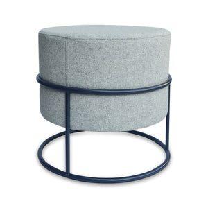 Soho Concept Colombo Stackable Ottoman - Luxurious Camira Wool Fabric, 10-year Guarantee, Stylish & Practical Seating Silver  Soho-concept-dining-chair-13481