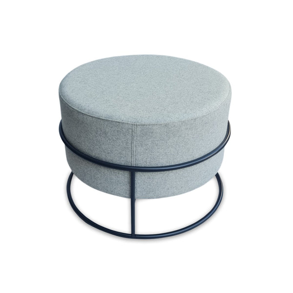 Soho Concept Colombo Stackable Ottoman - Luxurious Camira Wool Fabric, 10-year Guarantee, Stylish & Practical Seating Silver  Soho-concept-dining-chair-13480