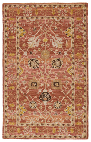 Jaipur Living Vibe by Jaipur Living Ahava Wool Tufted Floral Medallion Rug Distressed Turkish Style 9' x 12' RUG147119