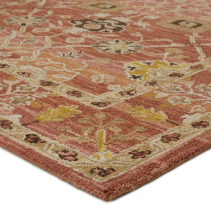 Jaipur Living Vibe by Jaipur Living Ahava Wool Tufted Floral Medallion Rug Distressed Turkish Style 9' x 12' RUG147119