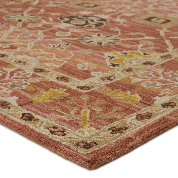 Jaipur Living Vibe by Jaipur Living Ahava Wool Tufted Floral Medallion Rug Distressed Turkish Style 9' x 12' RUG147119