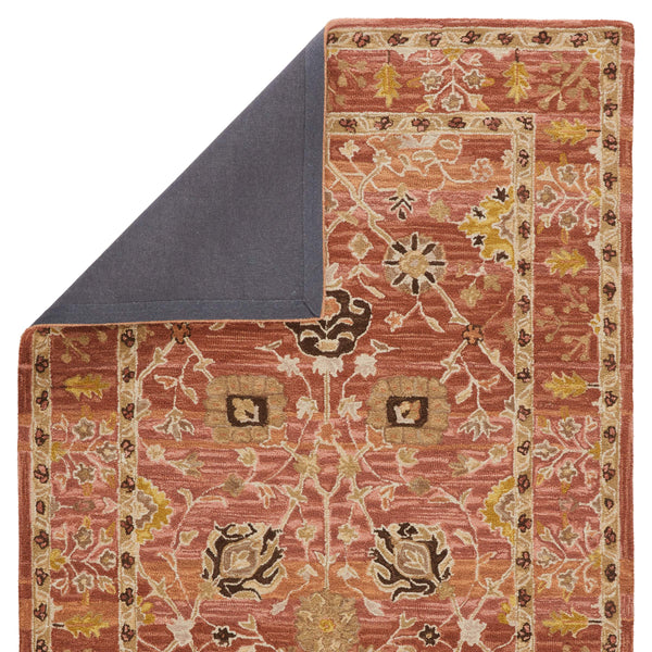 Jaipur Living Vibe by Jaipur Living Ahava Wool Tufted Floral Medallion Rug Distressed Turkish Style 9' x 12' RUG147119