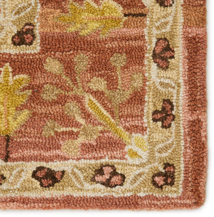 Jaipur Living Vibe by Jaipur Living Ahava Wool Tufted Floral Medallion Rug Distressed Turkish Style 9' x 12' RUG147119