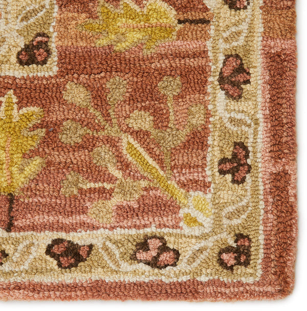 Jaipur Living Vibe by Jaipur Living Ahava Wool Tufted Floral Medallion Rug Distressed Turkish Style 9' x 12' RUG147119