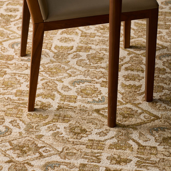 Jaipur Living Cardamom Sarang Com14 Tufted Handmade 100% Wool Traditional Trellis Indoor Rug Brown, Taupe 100% Wool, 100% Polyester Rug156013