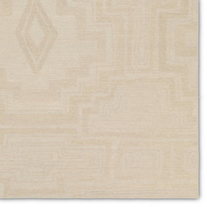 Jaipur Living Cardamom Aterian Com16 Tufted Handmade 100% Wool Traditional Medallion Indoor Rug Tan 100% Wool, 100% Cotton Rug156851