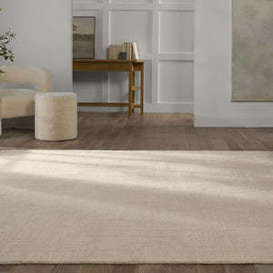 Jaipur Living Cardamom Aterian Com16 Tufted Handmade 100% Wool Traditional Medallion Indoor Rug Tan 100% Wool, 100% Cotton Rug156851