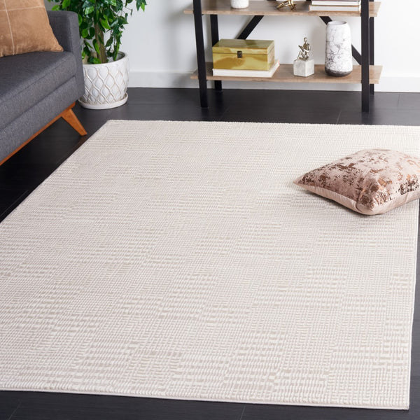 Safavieh Continental 102 Power Loomed Solid & Tonal Rug Ivory / Beige CON102A-5