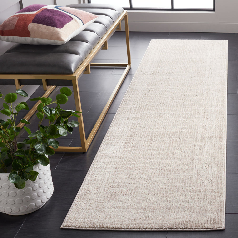 Safavieh Continental Ivory Beige Area Rug — Power-Loomed Durable Runner With Soft Tonal Texture, Easy Care 2'-2" x 5'-0" CON114A-25
