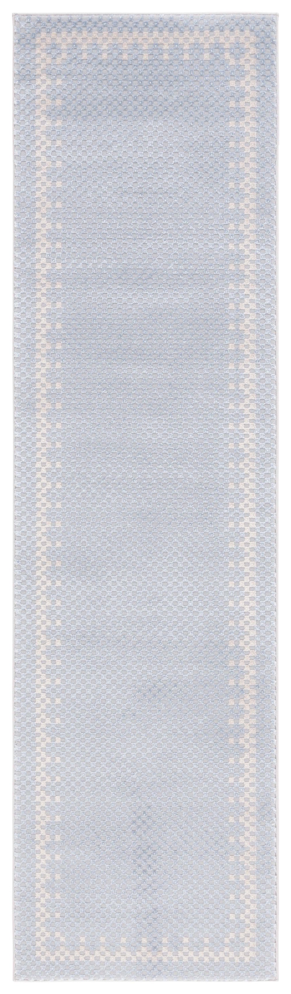 Safavieh Continental Turkish Power‑Loomed Area Rug In Calming Blue And Beige — Low‑Profile Durable Comfort 11'-0" x 15'-0" CON118J-1115