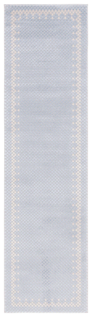 Safavieh Continental Turkish Power‑Loomed Area Rug In Calming Blue And Beige — Low‑Profile Durable Comfort 11'-0" x 15'-0" CON118J-1115