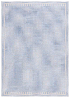 Safavieh Continental Power-Loomed Blue & Beige Square Rug — Subtle Diamond Dot Geometric Pattern, Durable Comfort Underfoot 5'-3" x 5'-3" CON118J-5SQ
