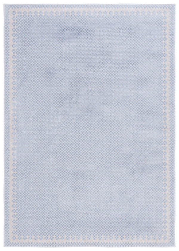 Safavieh Continental Power-Loomed Blue & Beige Square Rug — Subtle Diamond Dot Geometric Pattern, Durable Comfort Underfoot 5'-3" x 5'-3" CON118J-5SQ