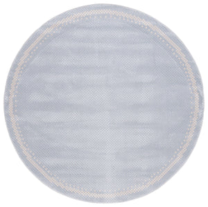 Safavieh Continental Power-Loomed Blue & Beige Square Rug — Subtle Diamond Dot Geometric Pattern, Durable Comfort Underfoot 5'-3" x 5'-3" CON118J-5SQ