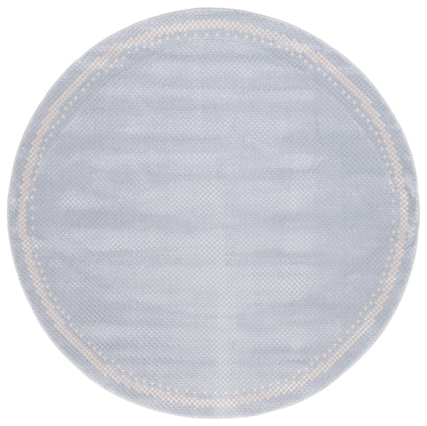 Safavieh Continental Power-Loomed Runner In Soft Blue And Beige — Low-Profile, Durable Hallway Accent Rug 2'-2" x 11'-0" CON118J-211
