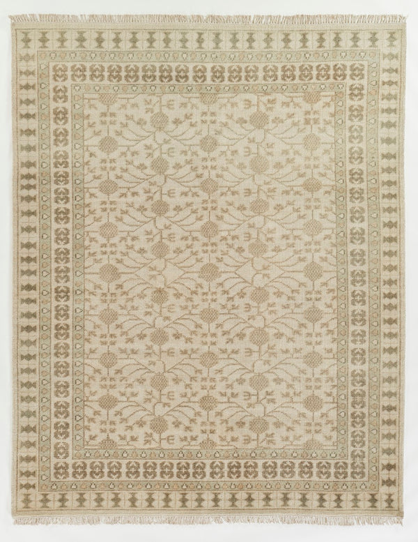 Momeni Erin Gates Concord CRD-2 Hand Knotted Traditional Oriental Indoor Rug Beige 9'9" x 13'9"