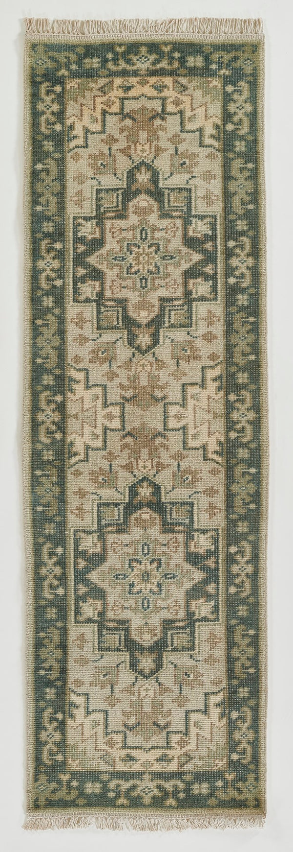 Momeni Erin Gates Concord CRD-5 Hand Knotted Traditional Medallion Indoor Rug Green 9'9" x 13'9"
