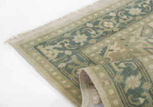 Momeni Erin Gates Concord CRD-5 Hand Knotted Traditional Medallion Indoor Rug Green 9'9" x 13'9"