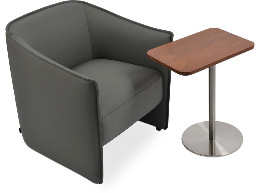 Soho Concept Conrad Lounge Armchair - Stylish Velvet & Fabric Options, 5-year Guarantee, Comfortable Design, Brown Caramel  Soho-concept-dining-chair-12998