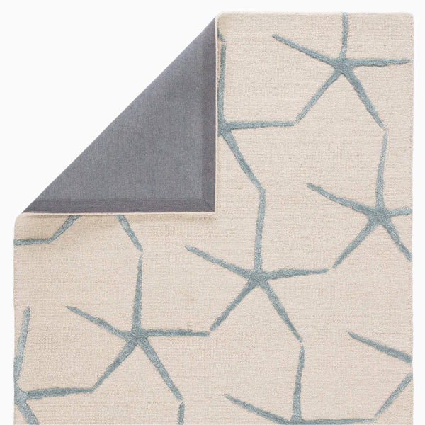Jaipur Living Jaipur Living Starfishing Hand-tufted Wool Viscose Coastal Accent Rug Starfish Motif RUG122465